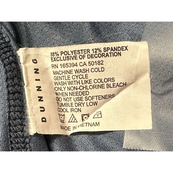 Dunning Golf Shirt Blue Camo QUEST Ventilated Mens Size XXL GOLF Fast Ship - Picture 14 of 15